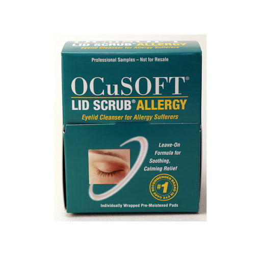 Allergy eyelid scrub